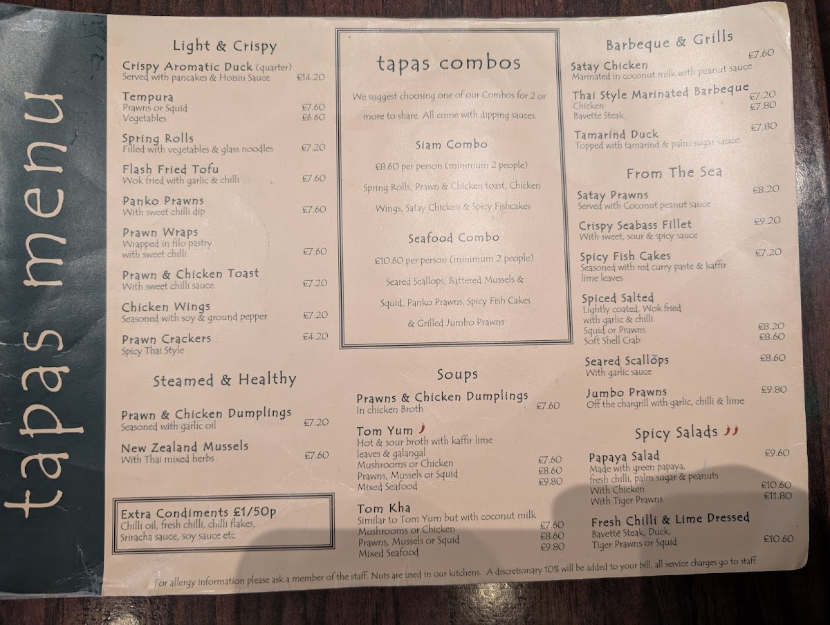 Siam Central Menu - Image 5